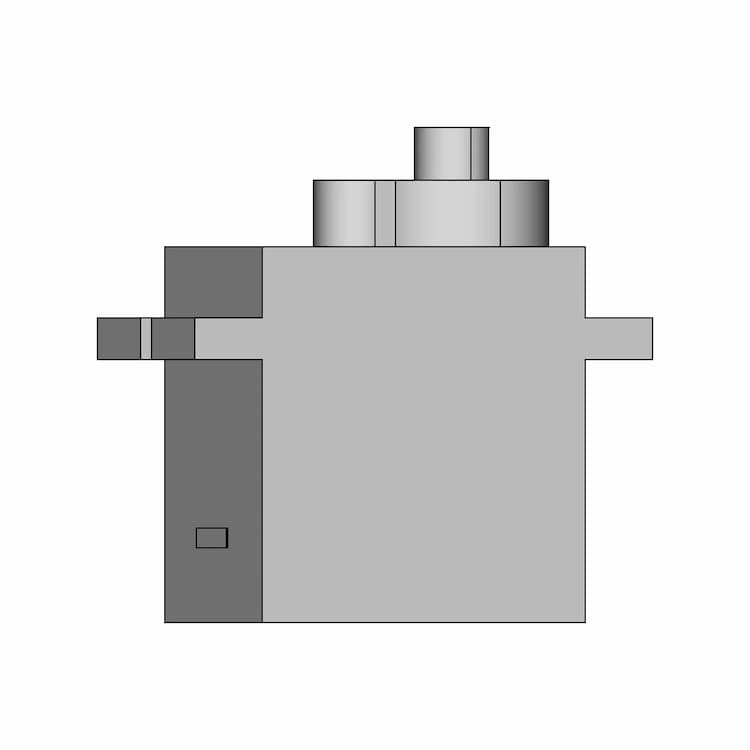 Sg90 Servo Motor - Downloadable CAD Representation