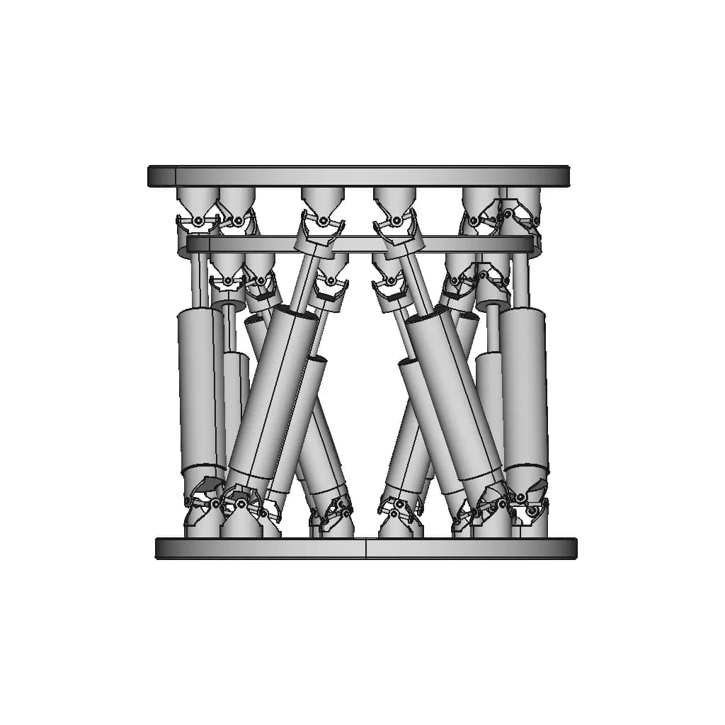 Stewart Platform - Downloadable CAD Representation_0_0_degree_snapshot