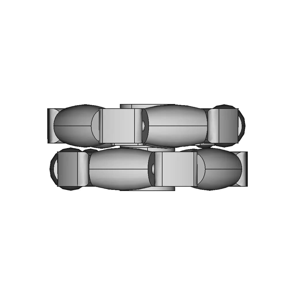58Mm Omni-Directional Wheel - Standard Mechanical Component_0_90_degree_snapshot