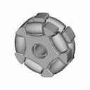58Mm Omni-Directional Wheel - Standard Mechanical Component_60_30_degree_snapshot