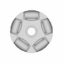 58Mm Omni-Directional Wheel - Standard Mechanical Component_90_0_degree_snapshot
