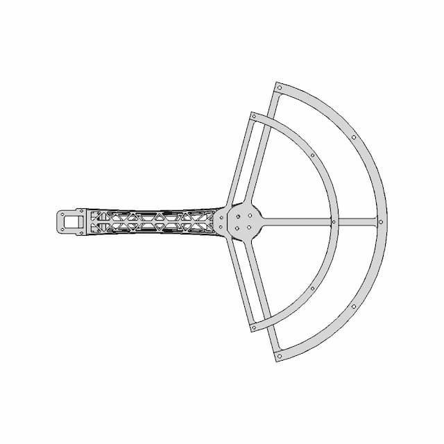 Propeller Protecter Quadrotor Frame Model F450 - Downloadable CAD Representation