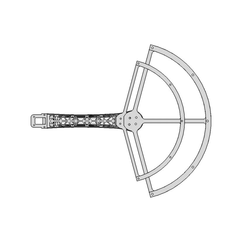 Propeller Protecter Quadrotor Frame Model F450 - Downloadable CAD Representation