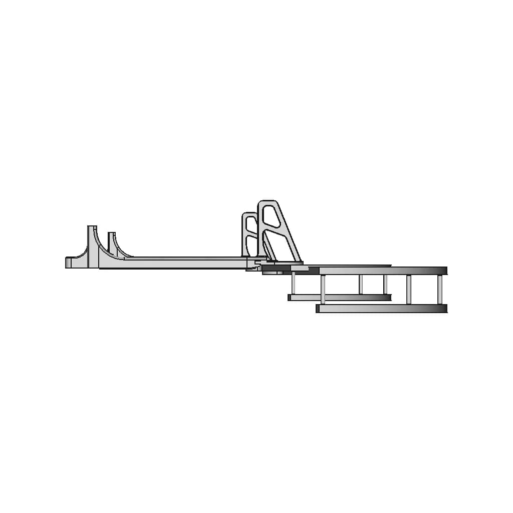 Propeller Protecter Quadrotor Frame Model F450 - Downloadable CAD Representation_270_0_degree_snapshot