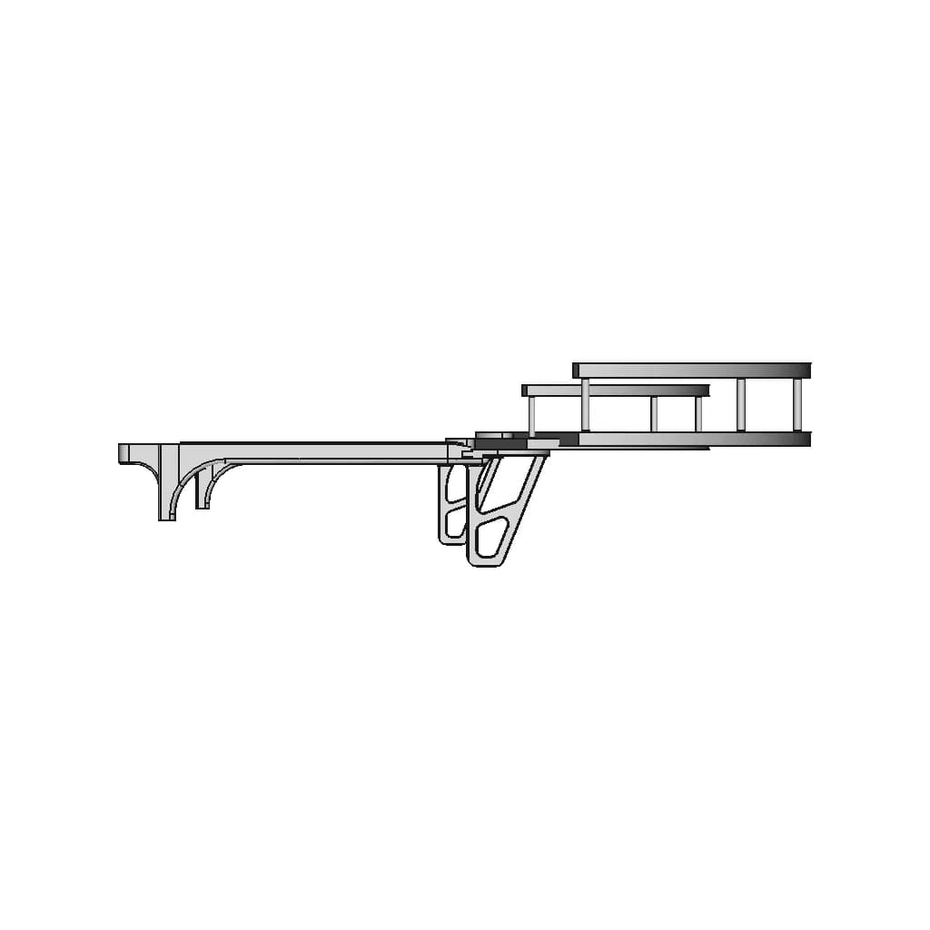 Propeller Protecter Quadrotor Frame Model F450 - Downloadable CAD Representation_90_0_degree_snapshot