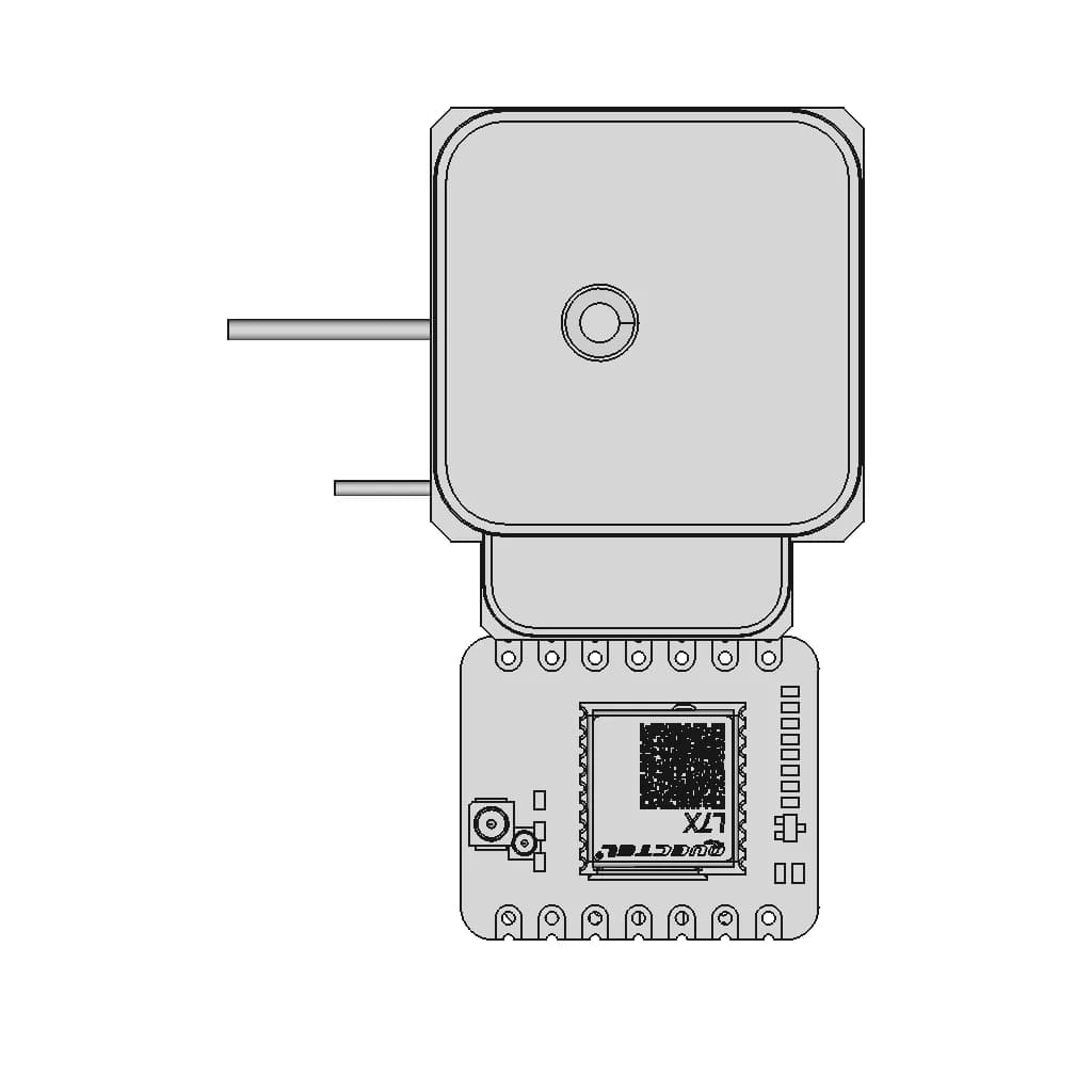 L76K Gnss Module For Seeed Studio Xiao - Standard Mechanical Component_270_0_degree_snapshot