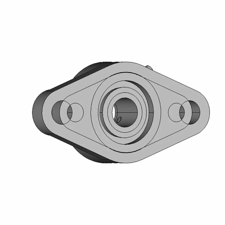 Ucfl205J (Brg-Unit) - Downloadable CAD Representation