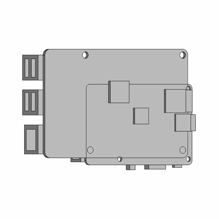 Raspberry Pi 3B+ - Standard Mechanical Component