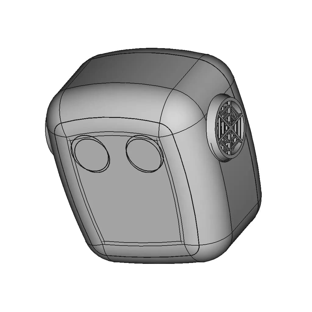 Robot Head - Standard Mechanical Component_60_30_degree_snapshot