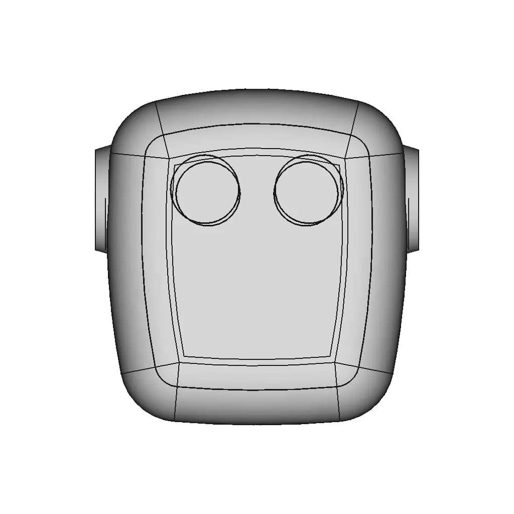 Robot Head - Standard Mechanical Component_90_0_degree_snapshot