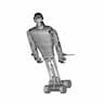 Humanoid Fencing Battle Robot(3D Printable) | 3D Engineering Design File_60_30_degree_snapshot