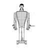 Humanoid Fencing Battle Robot(3D Printable) | 3D Engineering Design File_90_0_degree_snapshot