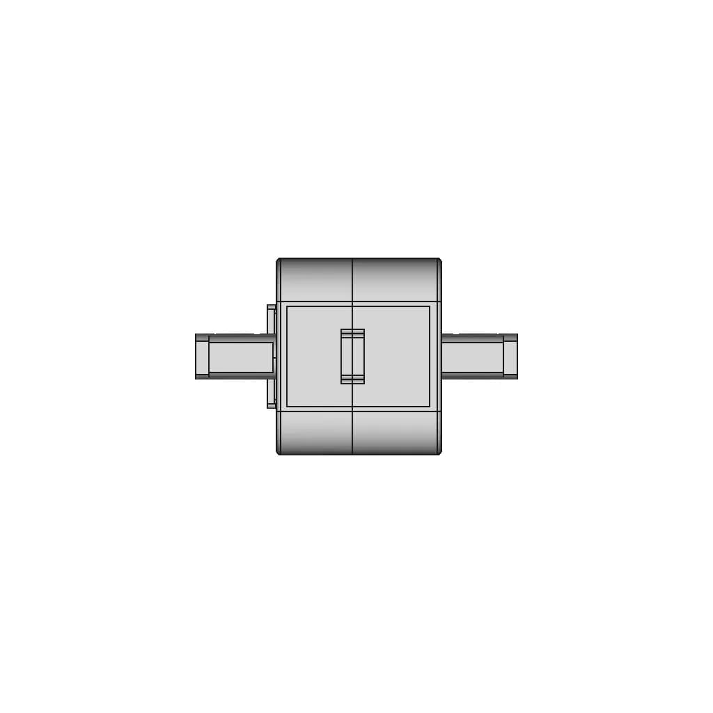 Humanoid Two-Leg Mechanism - Downloadable CAD Representation_0_270_degree_snapshot
