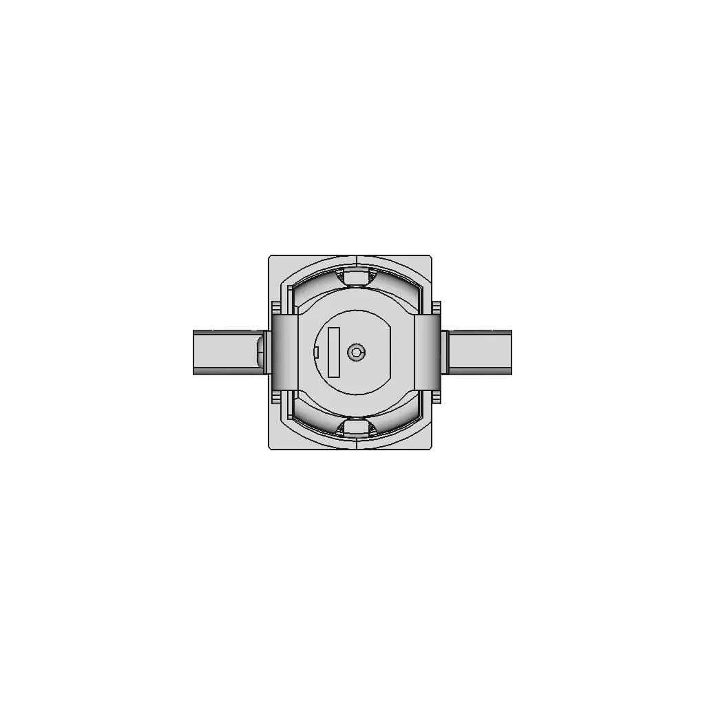 Humanoid Two-Leg Mechanism - Downloadable CAD Representation_0_90_degree_snapshot