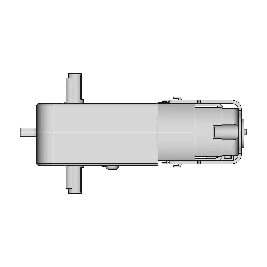 Humanoid Two-Leg Mechanism - Downloadable CAD Representation_270_0_degree_snapshot