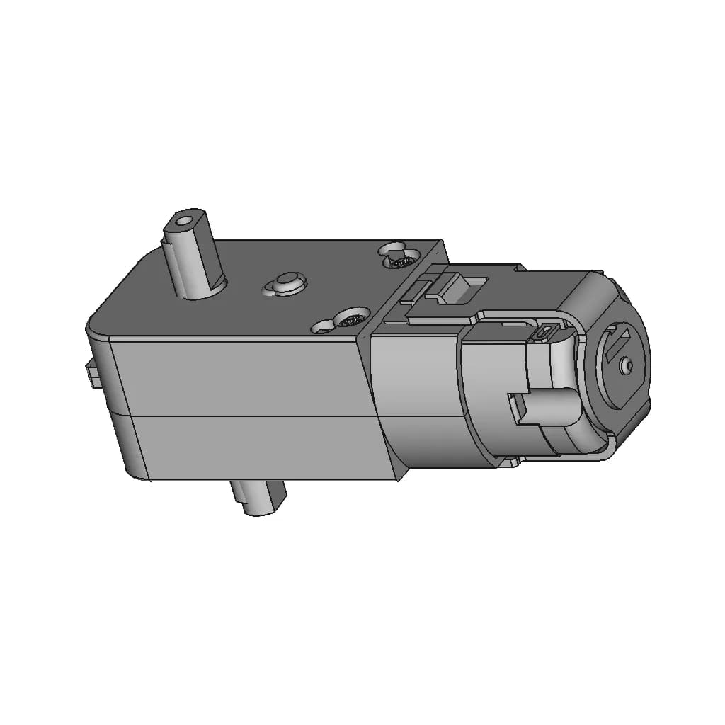 Humanoid Two-Leg Mechanism - Downloadable CAD Representation_60_30_degree_snapshot