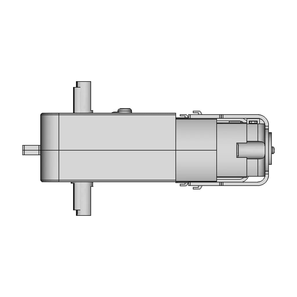 Humanoid Two-Leg Mechanism - Downloadable CAD Representation_90_0_degree_snapshot