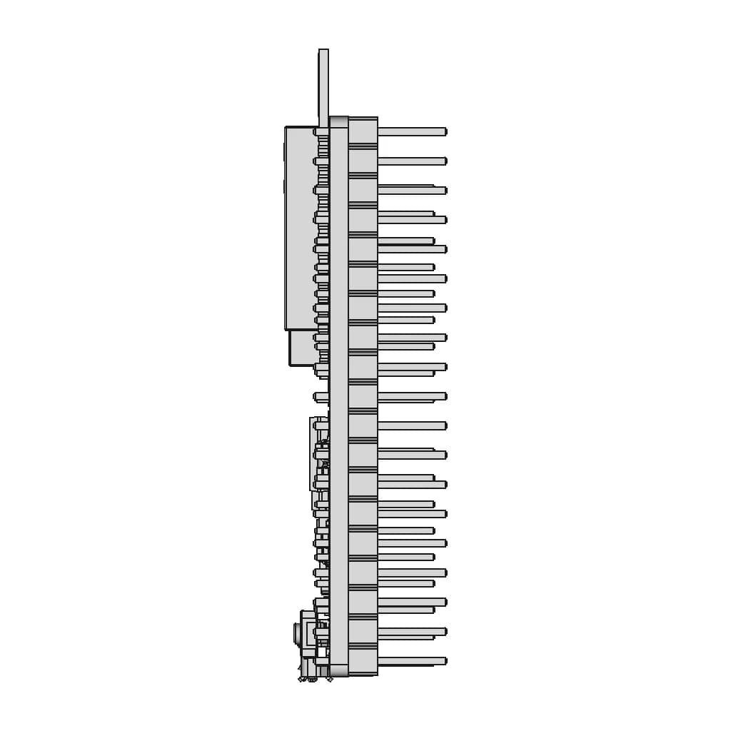 Esp32-Wroom-32D 38Pins Board | High-Quality CAD Model_0_90_degree_snapshot