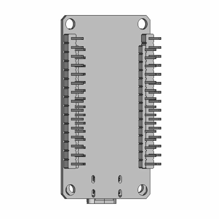 Esp32-Wroom-32D Devkit Ch340 Usb-C | High-Quality CAD Model