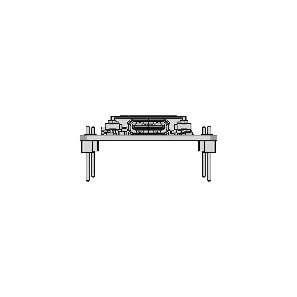 Esp32-Wroom-32D Devkit Ch340 Usb-C | High-Quality CAD Model_90_0_degree_snapshot