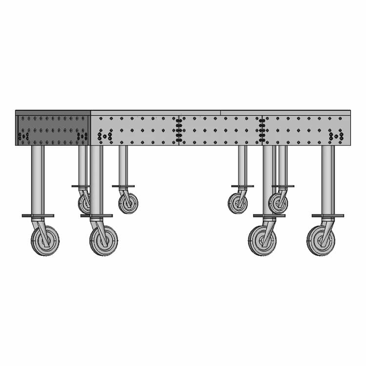 Fixture Table Disassembled - Downloadable CAD Representation
