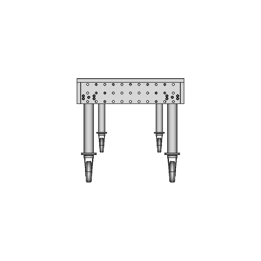Fixture Table Disassembled - Downloadable CAD Representation_0_270_degree_snapshot