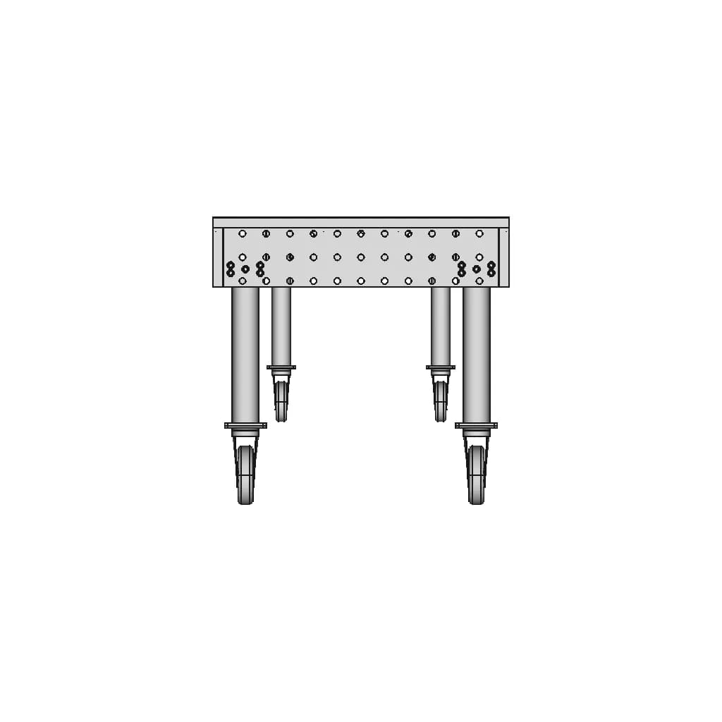 Fixture Table Disassembled - Downloadable CAD Representation_0_90_degree_snapshot