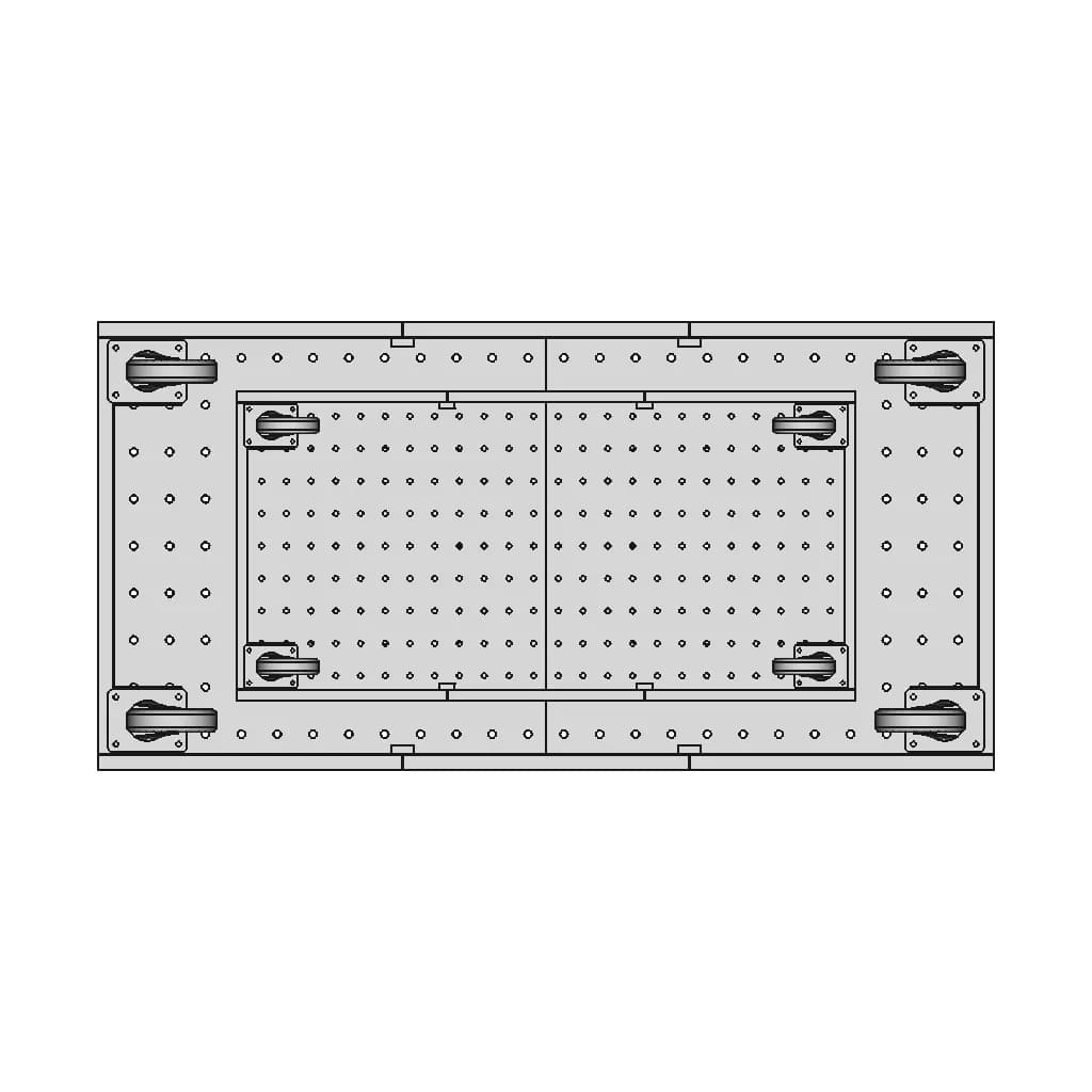Fixture Table Disassembled - Downloadable CAD Representation_90_0_degree_snapshot
