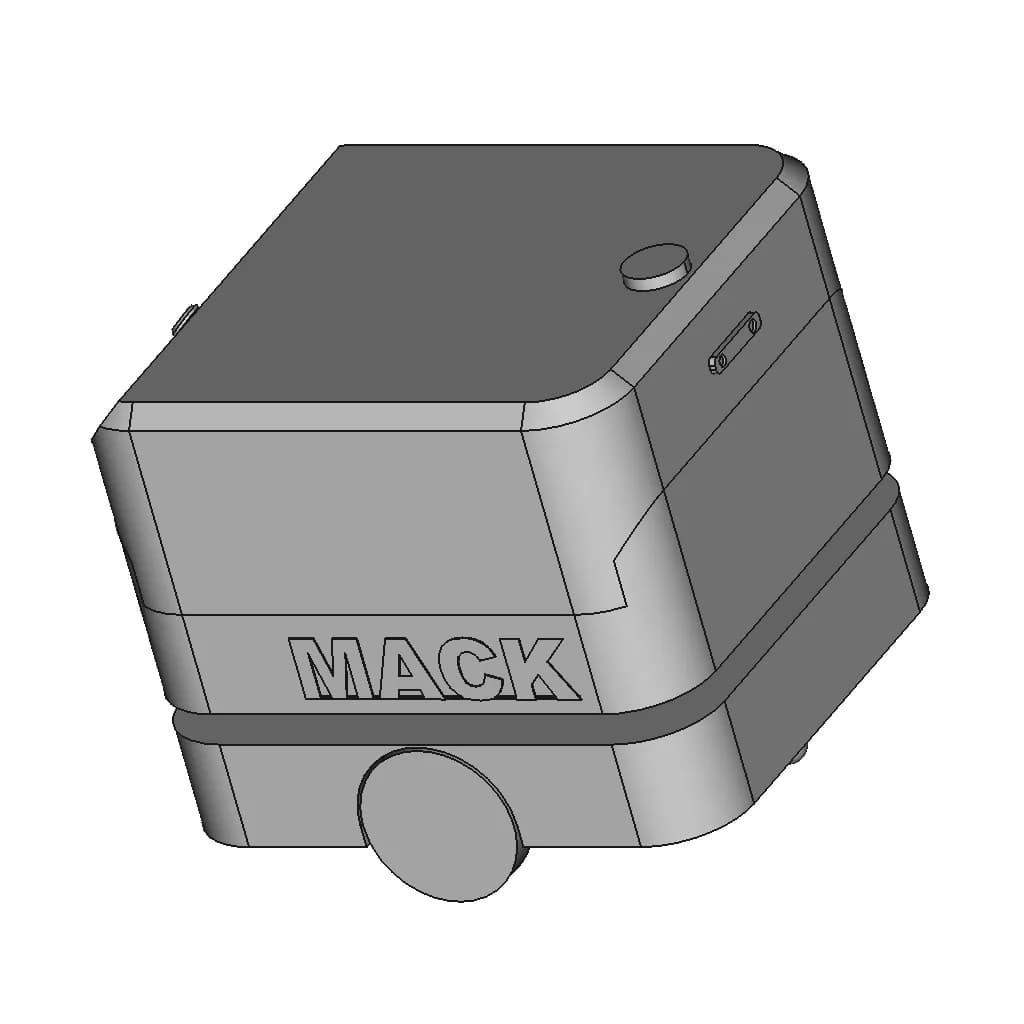 Mack- Autonomous Guided Vehicle For Warehouse | 3D Engineering Design File_60_30_degree_snapshot