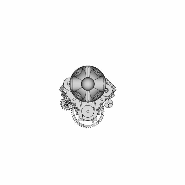 V6 Model For A School Project - Downloadable CAD Representation