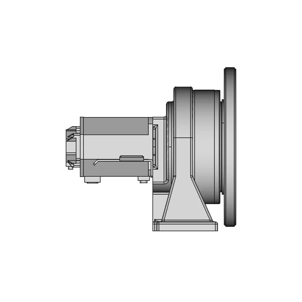 Fanuc 1 Axis Positioner 300Kg - Standard Mechanical Component_0_90_degree_snapshot