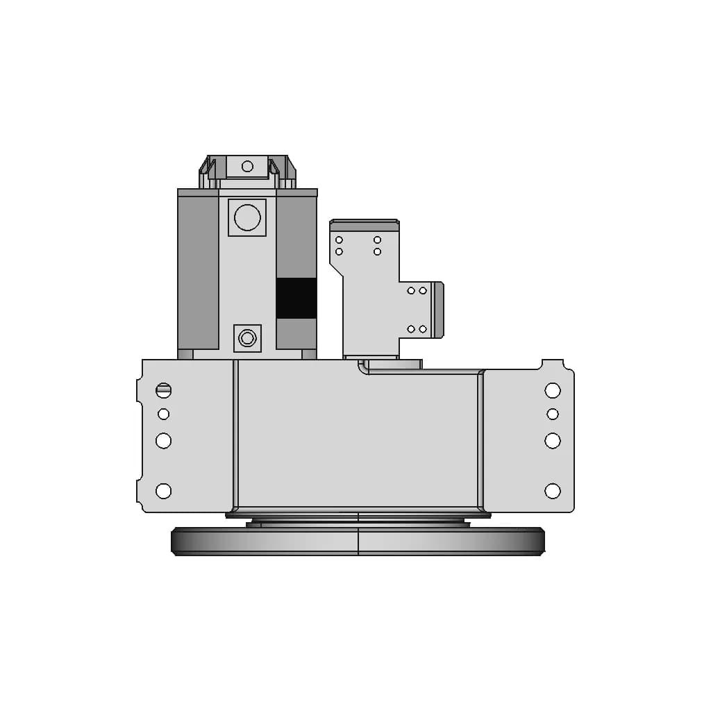 Fanuc 1 Axis Positioner 300Kg - Standard Mechanical Component_90_0_degree_snapshot