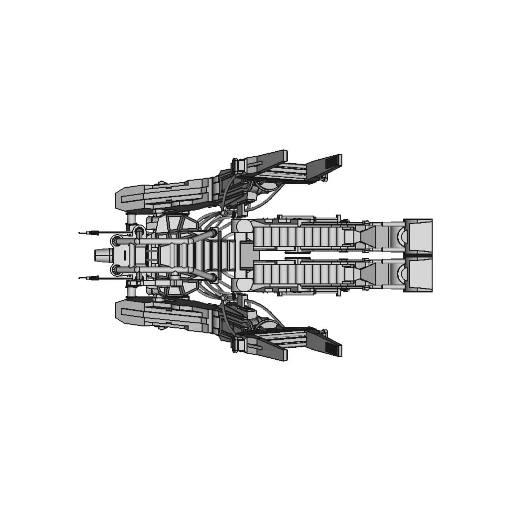 Aliens P-5000 Power Loader - Downloadable CAD Representation_0_90_degree_snapshot