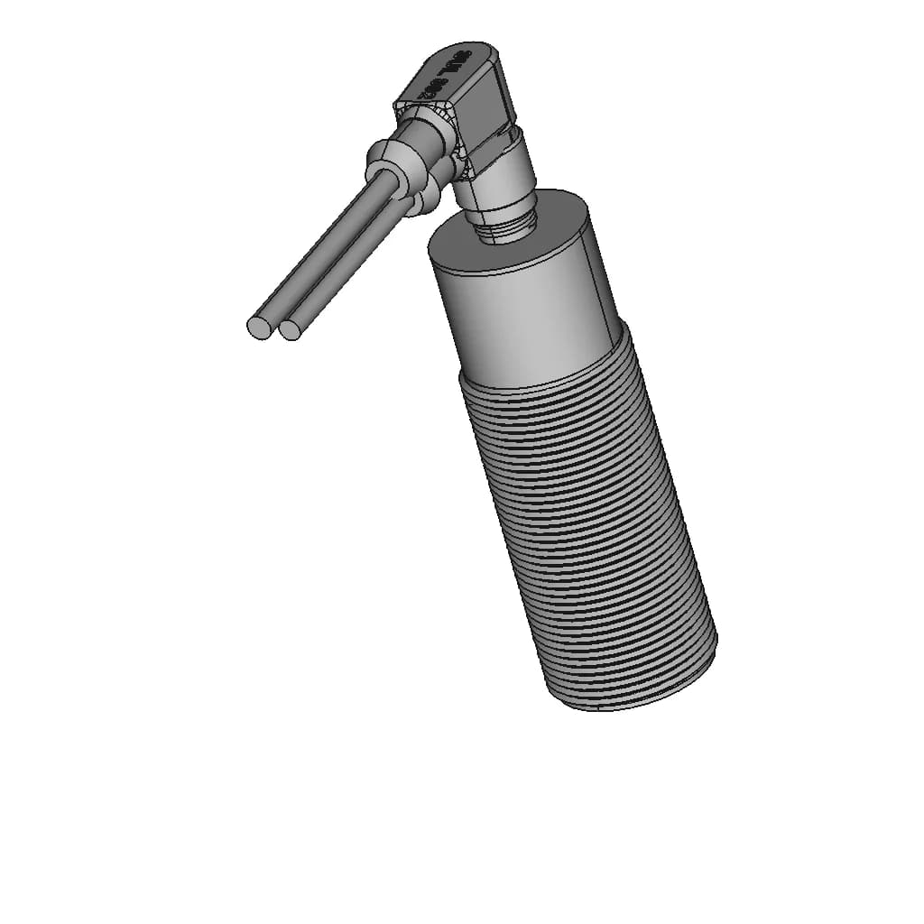 Ultrosonic Level Sensor Sul 802 / Ультразвуковой Датчик Уровня Sul 802 | High-Quality CAD Model_60_30_degree_snapshot