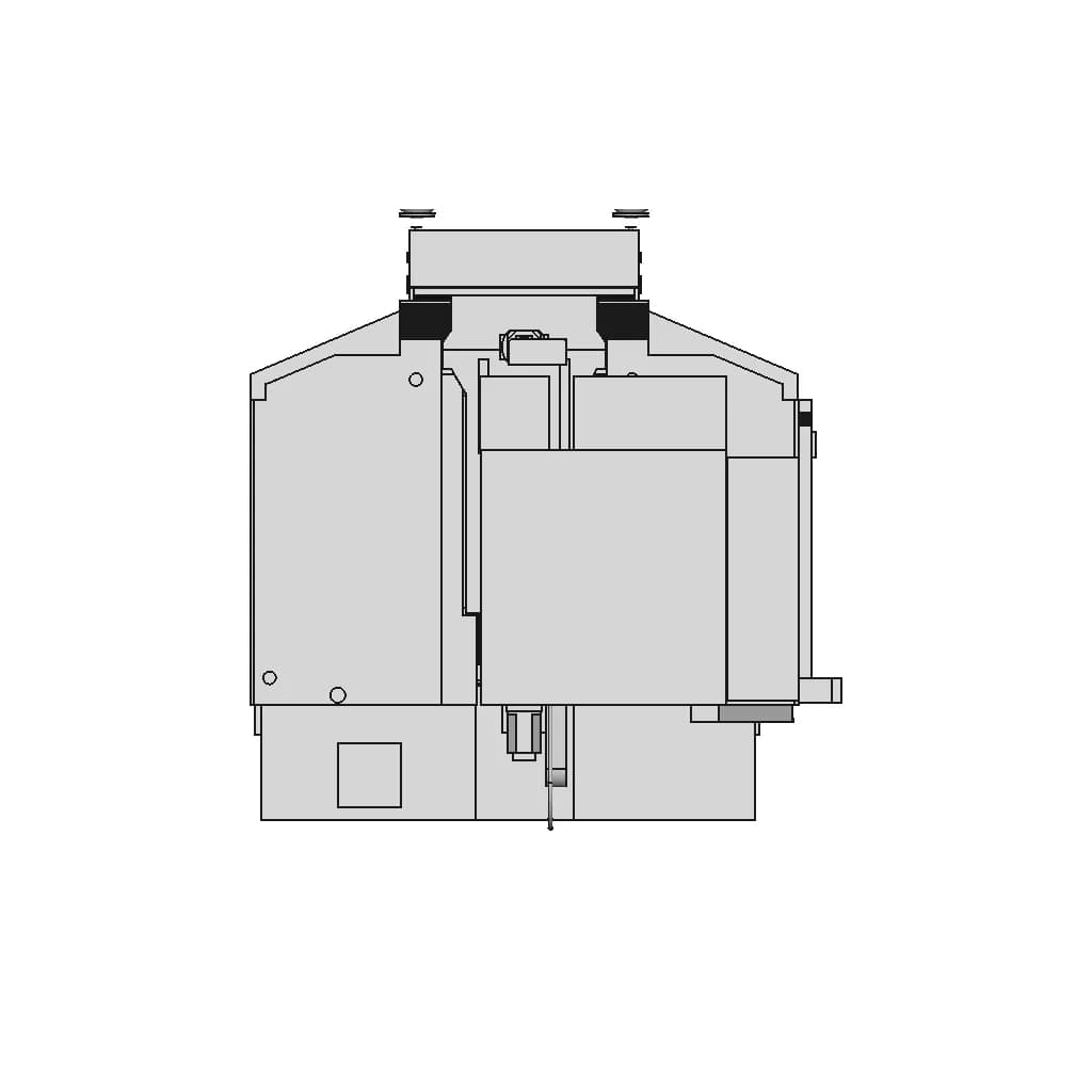 Fanuc Robodrill D_21Lib - Standard Mechanical Component_270_0_degree_snapshot
