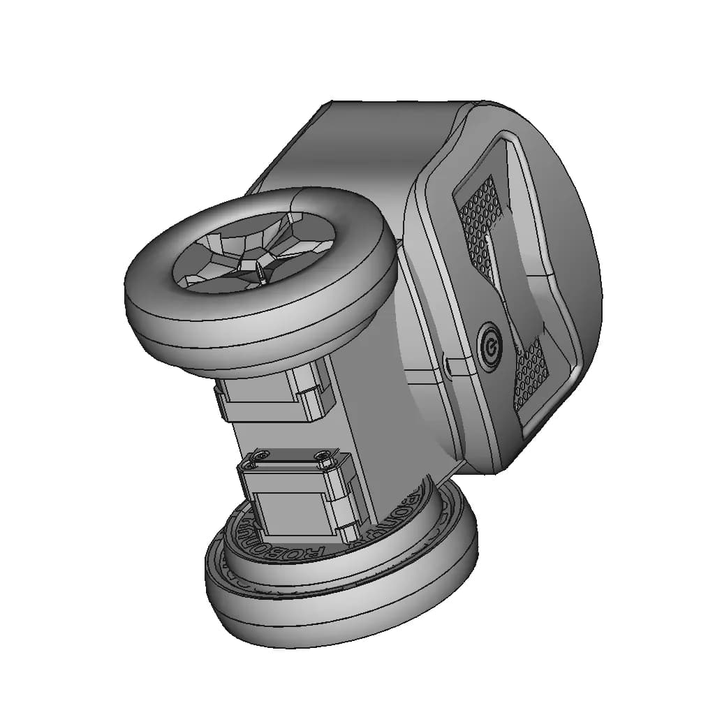 Self-Balancing Robot - Downloadable CAD Representation_60_30_degree_snapshot