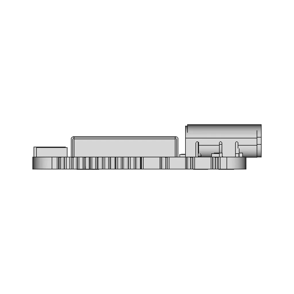 Seeed Studio Xiao Nrf52840 Sense Plus | 3D Engineering Design File_0_0_degree_snapshot