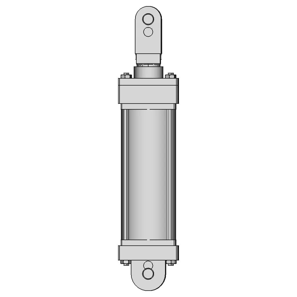 Hydraulic Cylinder - Standard Mechanical Component_90_0_degree_snapshot