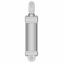 Hydraulic Cylinder - Standard Mechanical Component_90_0_degree_snapshot