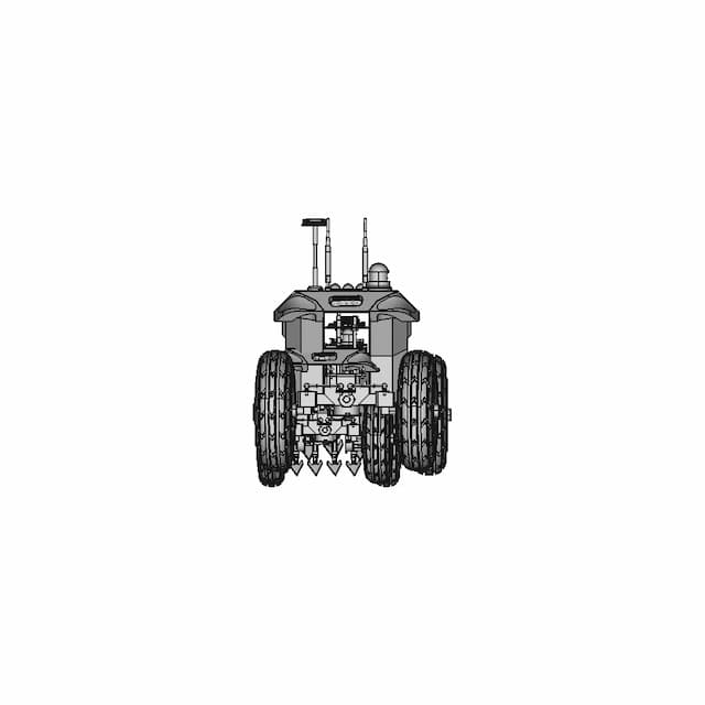 Agricultural Unmanned Ground Vehicle | High-Quality CAD Model