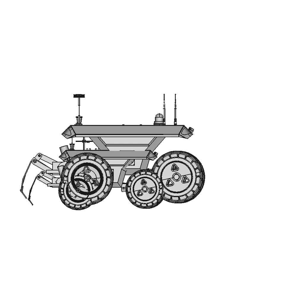 Agricultural Unmanned Ground Vehicle | High-Quality CAD Model_0_270_degree_snapshot