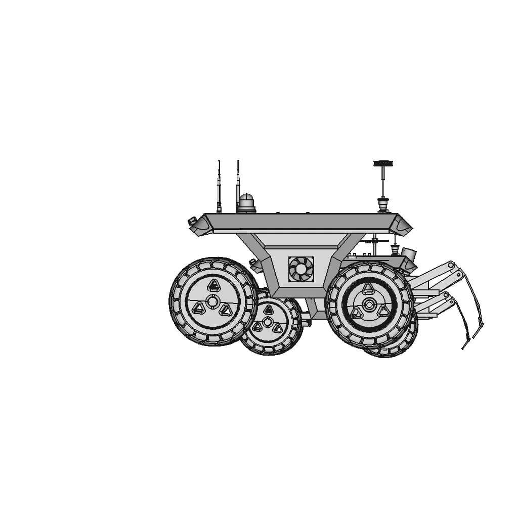 Agricultural Unmanned Ground Vehicle | High-Quality CAD Model_0_90_degree_snapshot