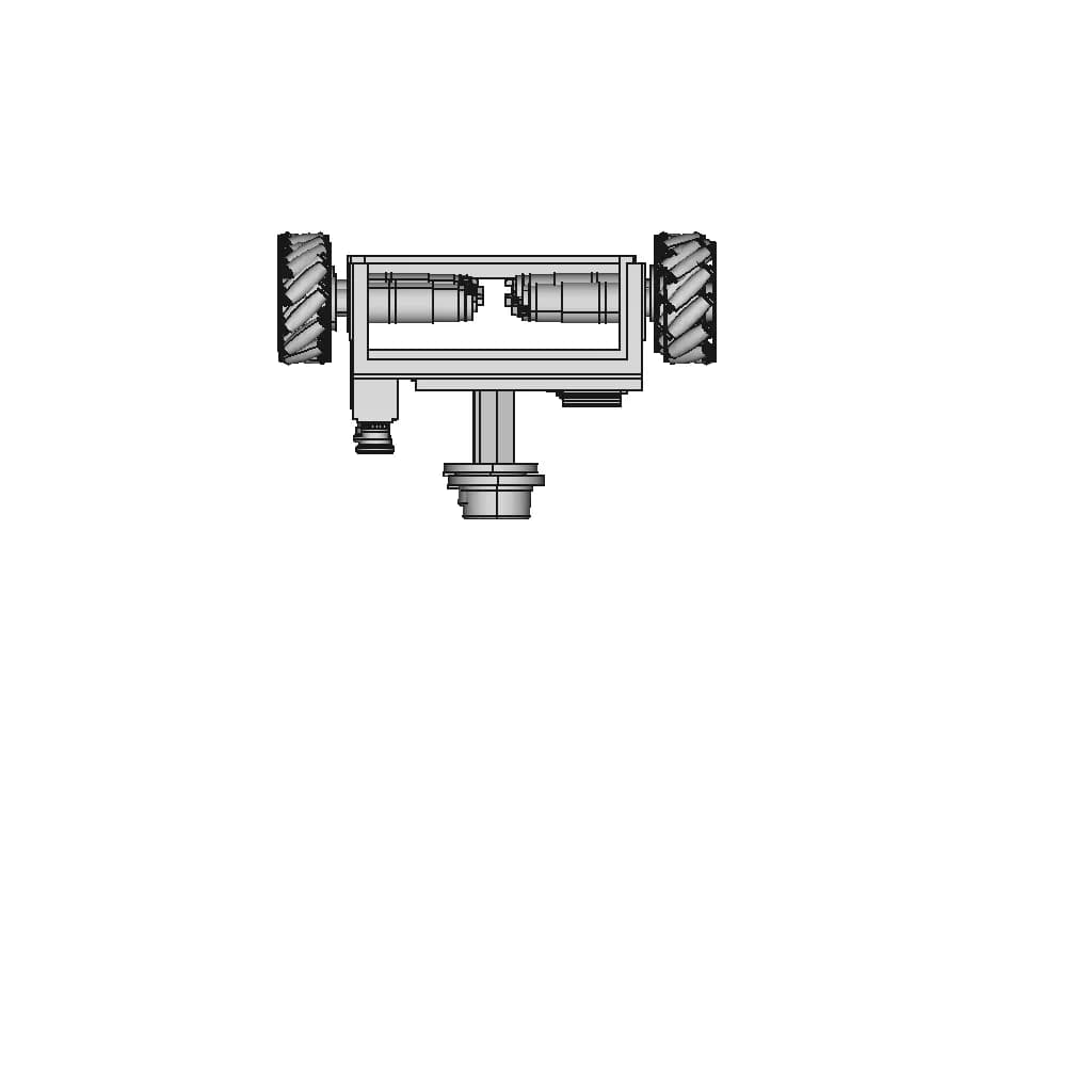 Robot_Mecanum_Wheel | 3D Engineering Design File_270_0_degree_snapshot