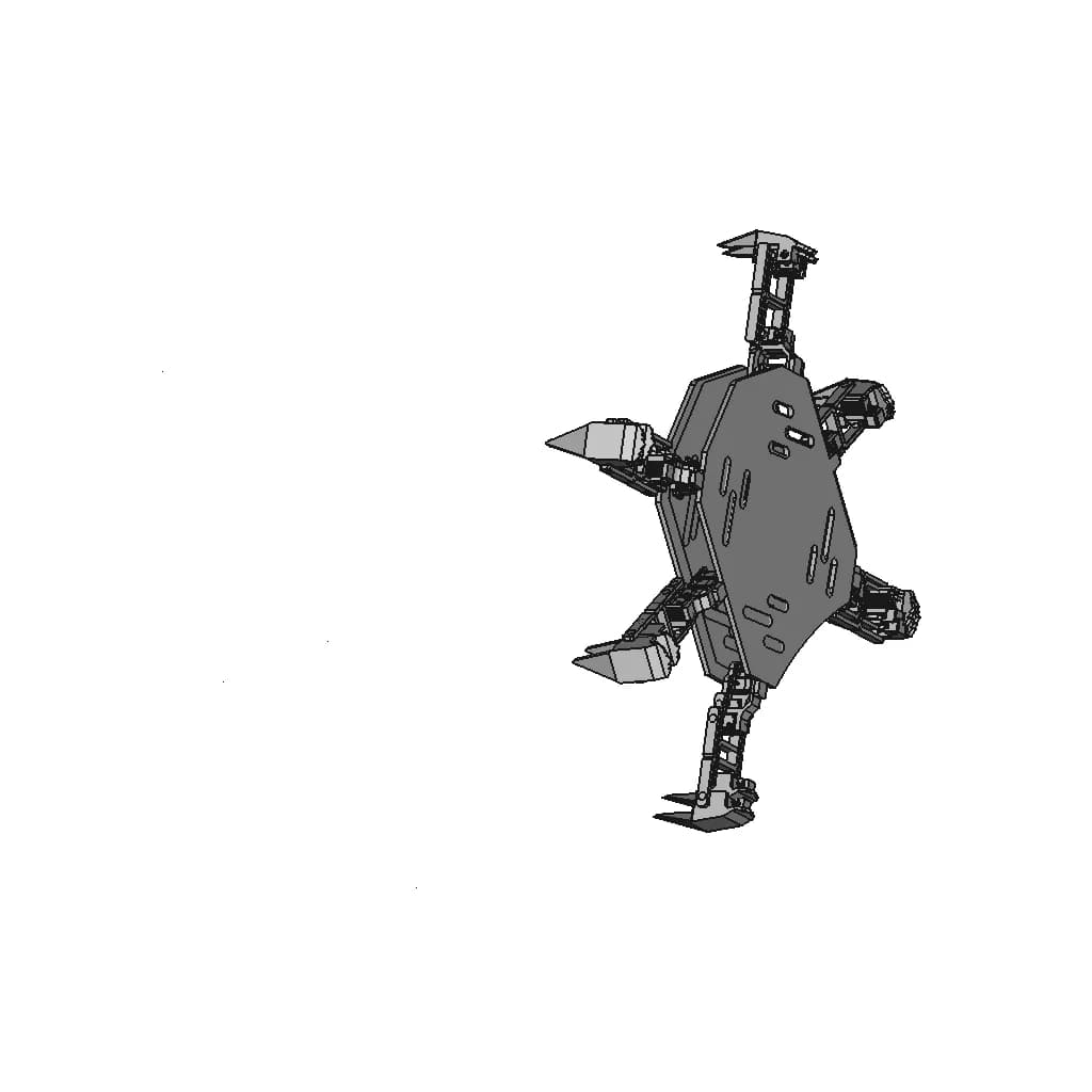 Spider Bot | High-Quality CAD Model_60_30_degree_snapshot