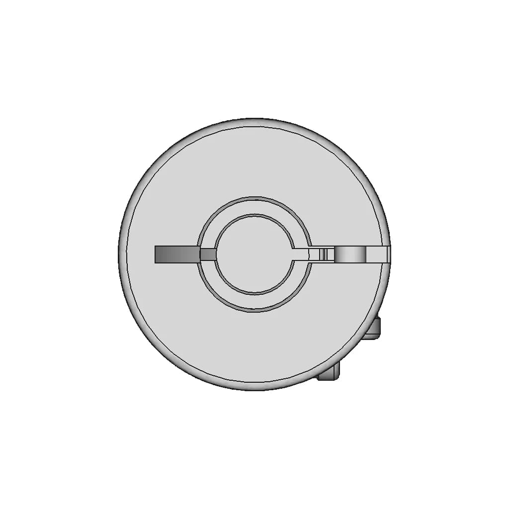 6.35Mm - 10Mm Flexible Jaw Coupling 25X30Mm | 3D Engineering Design File_0_0_degree_snapshot