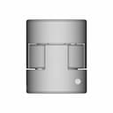 6.35Mm - 10Mm Flexible Jaw Coupling 25X30Mm | 3D Engineering Design File_270_0_degree_snapshot