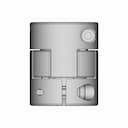 6.35Mm - 10Mm Flexible Jaw Coupling 25X30Mm | 3D Engineering Design File_90_0_degree_snapshot