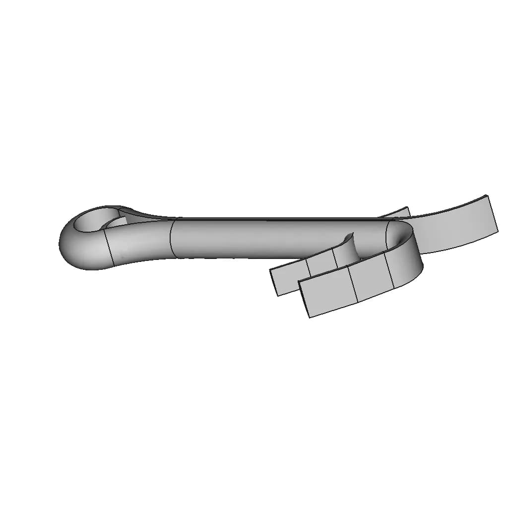 Cotter Pin - Downloadable CAD Representation_60_30_degree_snapshot