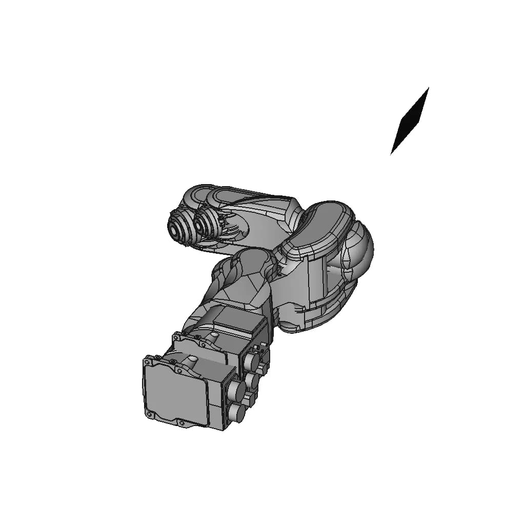 Mz04 Robot Nachi - Downloadable CAD Representation_60_30_degree_snapshot