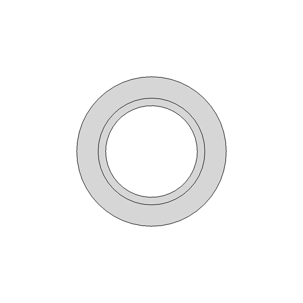 Bushing No-Crush Wheel 63.5Mm Diameter 12Mm Width | High-Quality CAD Model_0_0_degree_snapshot
